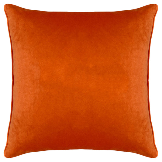 Orange pillow on a white background