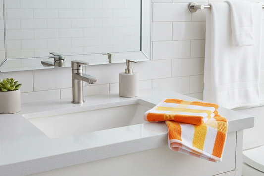 New York Soft Luxurious Striped Hand Towel Set