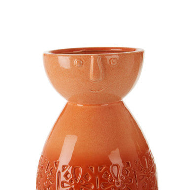 Coral Face Vase