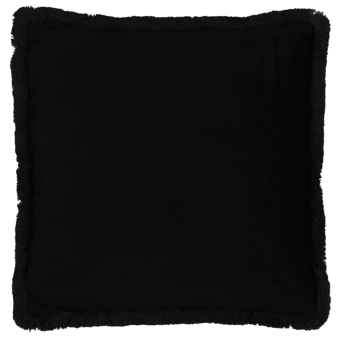 Colette Animal Printed Satin Fringed Cushion - orange / rouge