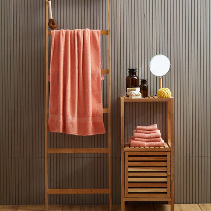 Thread and Loom 6 Piece Peach Pink Towel Set