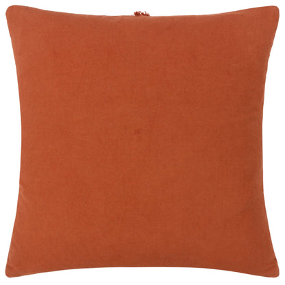 Dakota Tufted Cushion Burnt Orange