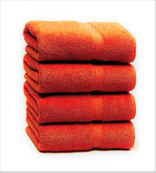 Set of 4 Egyptian Cotton Bath Towels