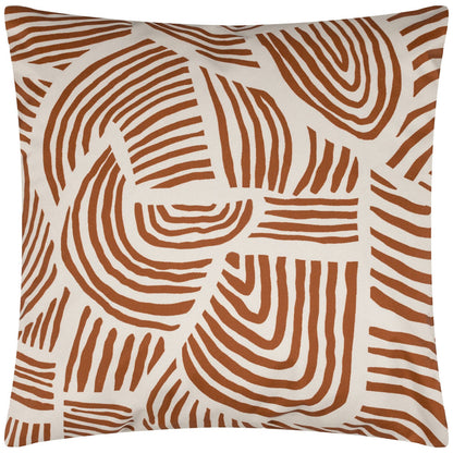 The inverted color reverse of the Dunes cushion showing the versatile 2-in-1 abstract design