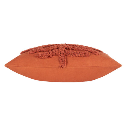 Dakota Tufted Cushion Burnt Orange