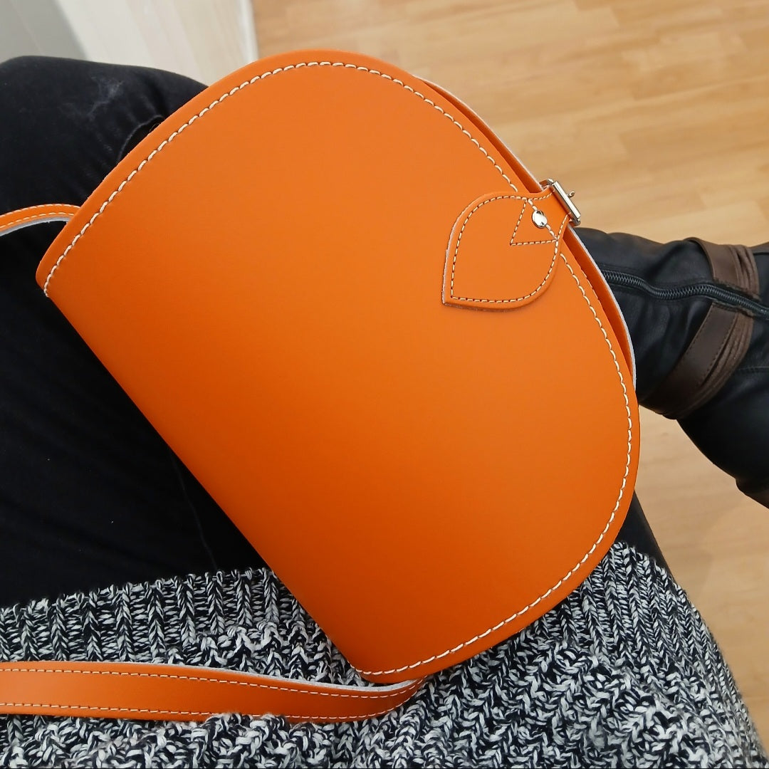Handmade Leather Saddle Bag