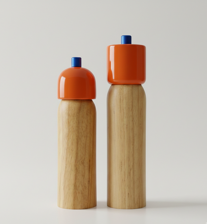 Salt & Pepper Grinder - Orange & Blue